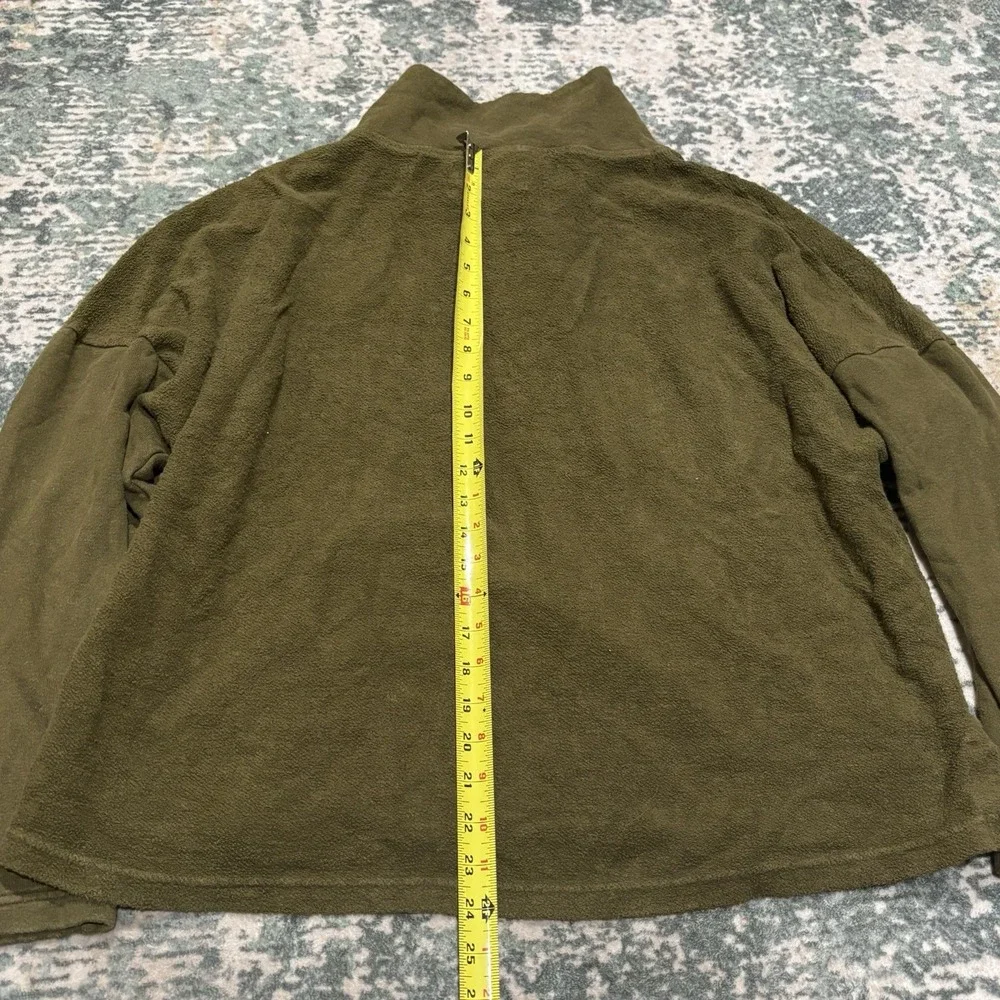 REI Wallace Lake Hemp/Cotton pullover Olive Green  XL